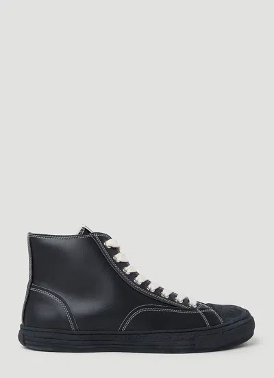 Miharayasuhiro Past Sole High Top Sneakers In Black