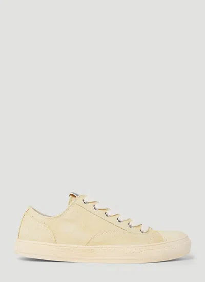 MIHARAYASUHIRO PAST SOLE OVER DYE LOW TOP SNEAKERS