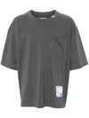 Miharayasuhiro Patch-detailed T-shirt In Grey
