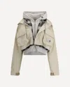 Miharayasuhiro Patchwork Design Jacket In White