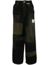 Miharayasuhiro Maison Mihara Yasuhiro Patchwork Denim Jeans In Blau