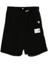 Miharayasuhiro Patchwork Shorts In Black