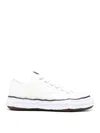 Miharayasuhiro Maison Mihara Yasuhiro White Peterson Low Sneakers In Canvas In Blanco