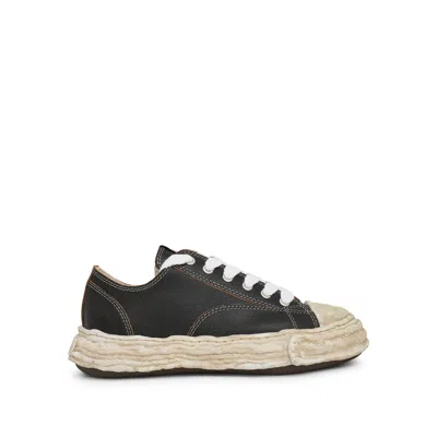 Miharayasuhiro Peterson 23 Og Crackling Low Top Sneaker In Black