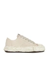 MIHARAYASUHIRO PETERSON 23 ORIGINAL SOLE CANVAS GARMENT DYE LOW TOP SNEAKER