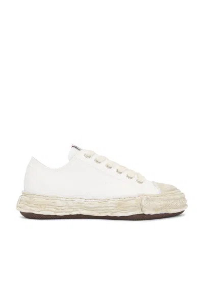 MIHARAYASUHIRO PETERSON 23 VINTAGE COLORED ORIGINAL SOLE CANVAS LOW TOP SNEAKER