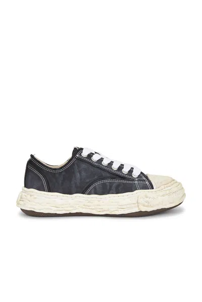 Miharayasuhiro Peterson 23original Sole Embroidery Vintage Effect Canvas Low Top Sneaker In Gray