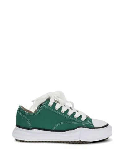 Miharayasuhiro Peterson Canvas Low-top Sneakers In Green