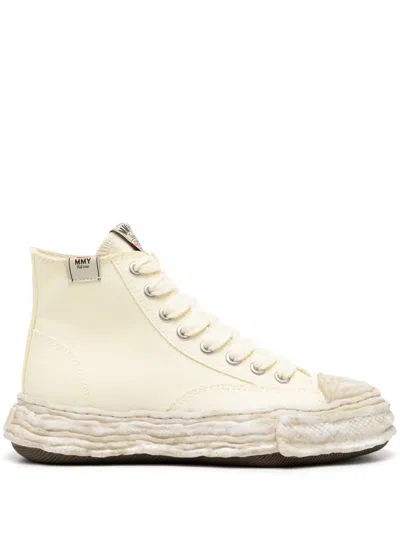 Miharayasuhiro Peterson Lace-up Sneakers In White