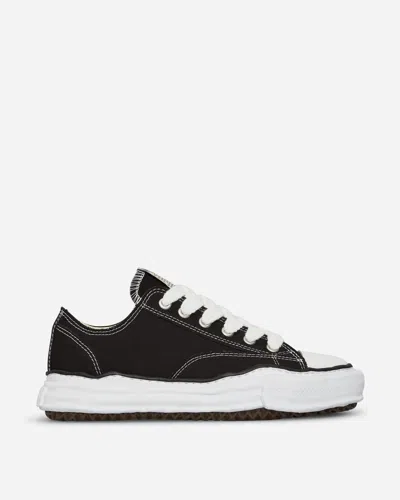 Miharayasuhiro Peterson Og Sole Canvas Low Sneakers In Black