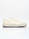 Miharayasuhiro Peterson23 Fabric Low-top Sneakers In Cream