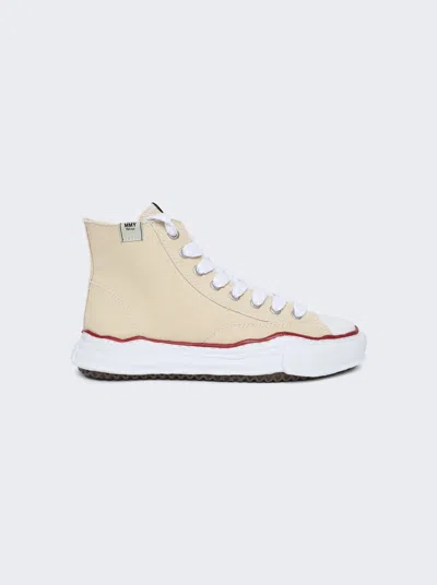 Miharayasuhiro Peterson Original Canvas High-top Sneakers In Natural