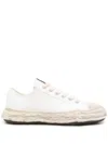 Miharayasuhiro Original Sole Garment Dyed Canvas Low-top Sneaker In White