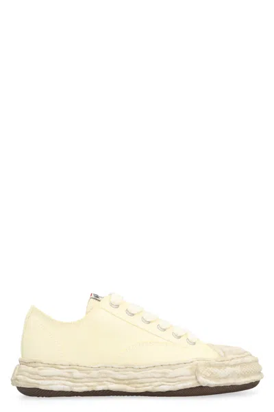 Miharayasuhiro Peterson23 Fabric Low-top Sneakers In Yellow