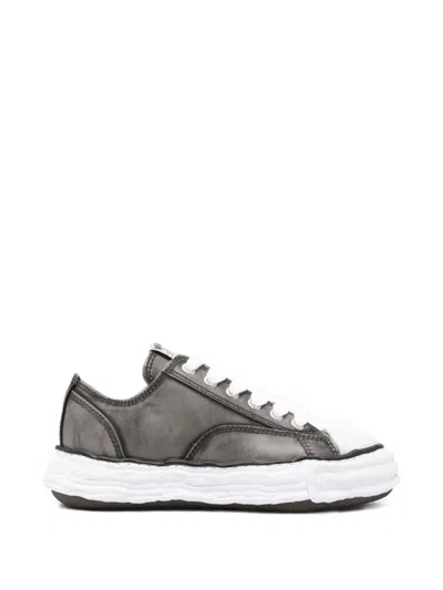 Miharayasuhiro Maison Mihara Yasuhiro Peterson23 Og Vintage Leather Effect Low-top Sneakers In Gray