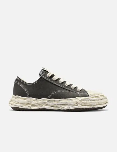 Miharayasuhiro Peterson23 Og Dyed Sole Canvas Low-top Sneaker In Gray