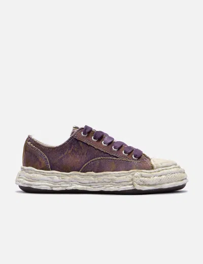 MIHARAYASUHIRO PETERSON23 OG SOLE WASHED DENIM LOW-TOP SNEAKER