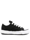 Miharayasuhiro Peterson 23 Original Sole Padded Canvas Low-top Sneaker In Black