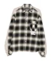 Miharayasuhiro Check-pattern Distressed-effect Shirt In Multi