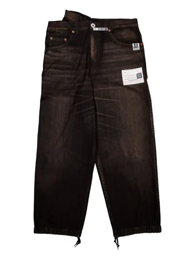 Miharayasuhiro Pocket Jeans In Brown
