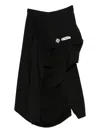 Miharayasuhiro Pocket Label Skirt In Black