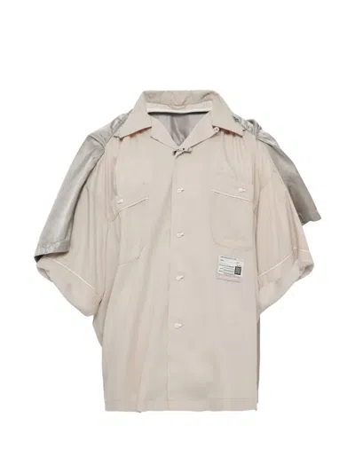 Miharayasuhiro Pocket Shirt In Brown