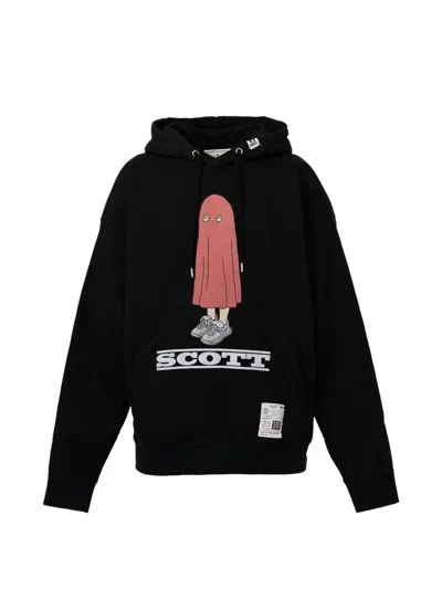 Miharayasuhiro Printed Hoodie In Black