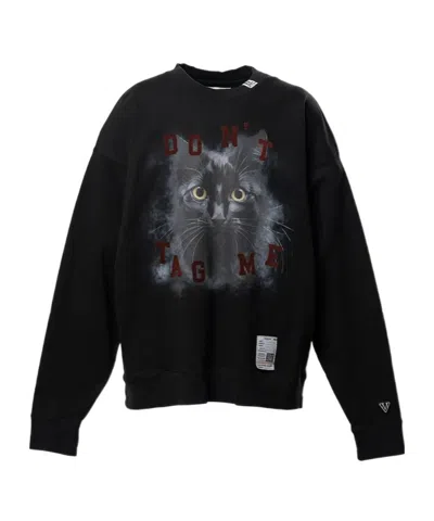 Miharayasuhiro Printed Long-sleeve Sweatshirt In Black