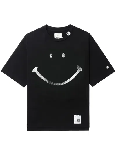 Miharayasuhiro Printed T-shirt In Black