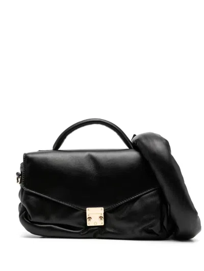 Miharayasuhiro Pucker Puffer Shoulder Bag In Black