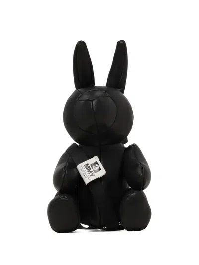 Miharayasuhiro Rabbit Shoulder Bag In Black