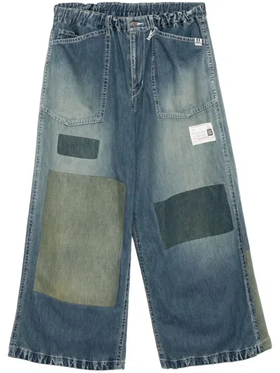 Miharayasuhiro Repair Jeans In 蓝色