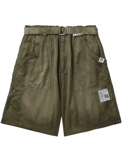 Miharayasuhiro Repair Shorts In Green