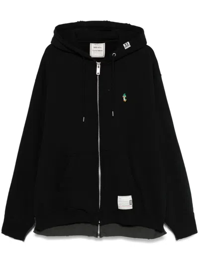 Miharayasuhiro Reversible Hoodie In Black