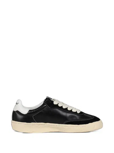 Miharayasuhiro Rhone Leather Sneakers In Black