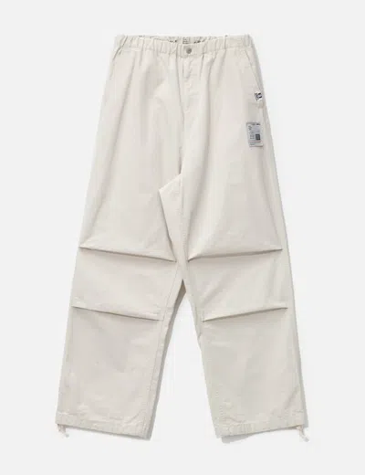 Miharayasuhiro Ripstop Parachute Pants In White