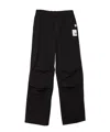Miharayasuhiro Patch-pocket Ripstop Trousers In Black