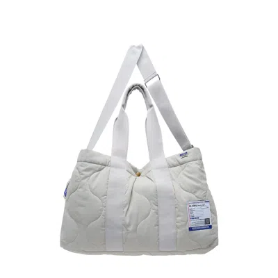 Miharayasuhiro Ripstop Quilt 2way Bag In White
