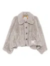 Miharayasuhiro Roll-up Hem Coat In Gray