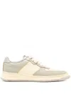 Miharayasuhiro Rosy Pointed-toe Leather Sneakers In Yellow