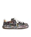 Miharayasuhiro Maison Mihara Yasuhiro Peterson 23 Og Paint Spatter Sneaker In Black