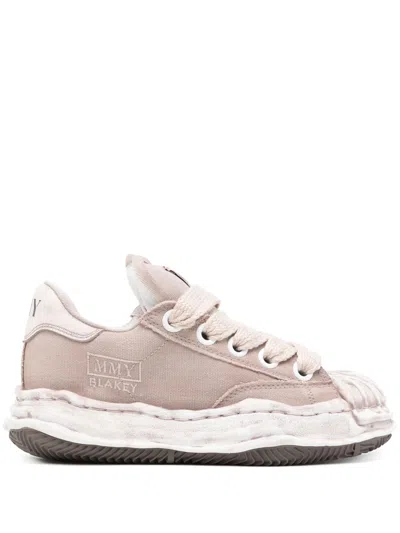 Miharayasuhiro Round Toe Trainer In Pink
