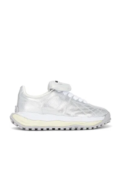Miharayasuhiro Scott Original Sole Leather Low-top Sneaker In Silver