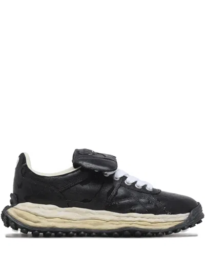 Miharayasuhiro Scott Padded Tongue Sneakers In Black