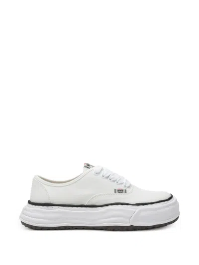 Miharayasuhiro Baker Og Sole Canvas Low-top Sneakers In White