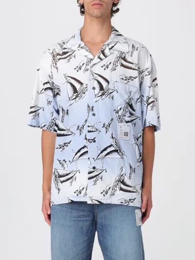 MIHARAYASUHIRO SHIRT MAISON MIHARA YASUHIRO MEN COLOR NAVY,G97826045
