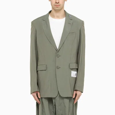 MIHARAYASUHIRO MEN'S LOOSE-FITTING KHAKI TECHNICAL FABRIC JACKET FOR SS23