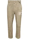 Miharayasuhiro Slub Nep Trousers In Ivory