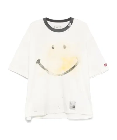 MIHARAYASUHIRO MAISON MIHARA YASUHIRO CREWNECK DISTRESSED T-SHIRT