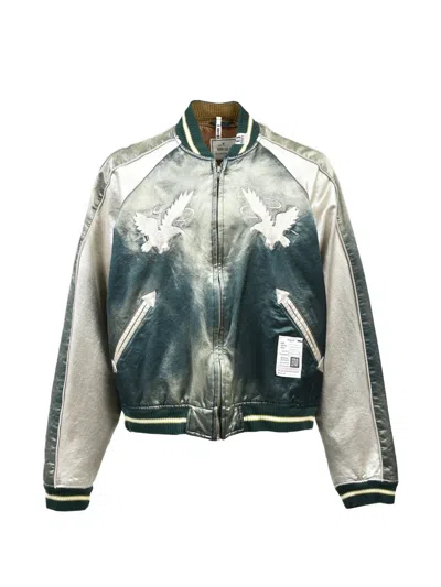 Miharayasuhiro Souvenir Bomber Jacket In Green